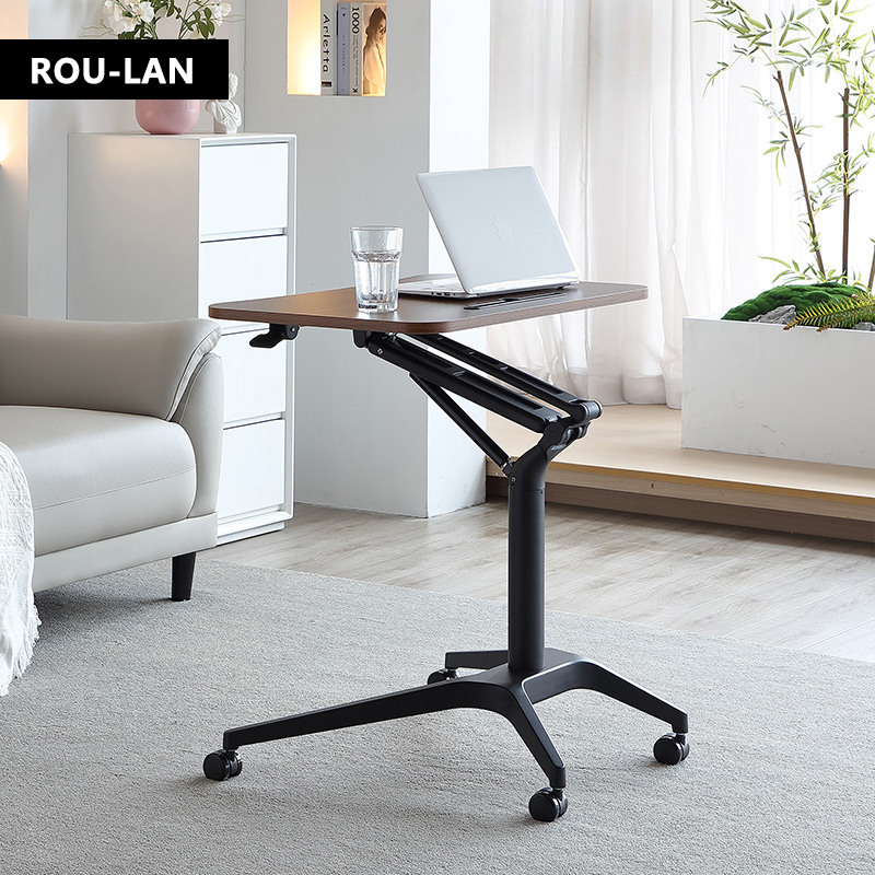 Mesa elevadora neumática de pie minimalista para sala de conferencias, mesa de podio, sofá, mesita de noche, escritorio móvil, atril para Aula de negocios