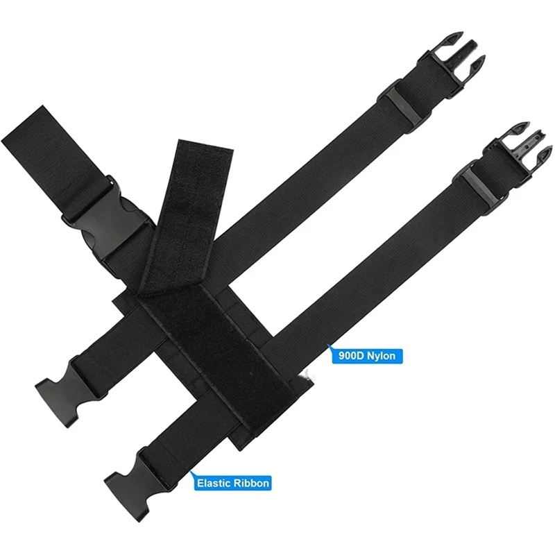 Universal Drop Leg Holster Thigh Platform MOLLE Gun Holster for Hunting Paintball Panel with Adjustable Molle Straps