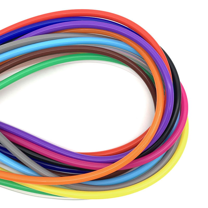 1 metro ID2 3 4 5 6 7 8 9 10 12mm tubo de silicona manguera de goma Flexible tubo de bebida suave de calidad alimentaria conector de agua plomería colorida