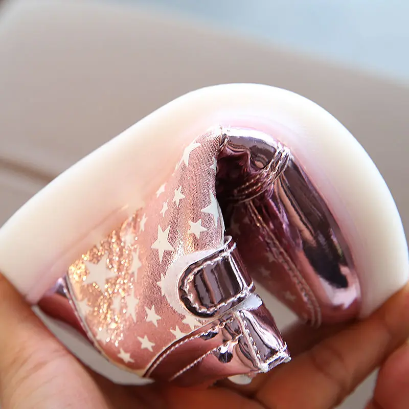 Disney Minnie Mädchen Kinder Sportschuhe blinkende Schuhe Cartoon LED Freizeitschuhe