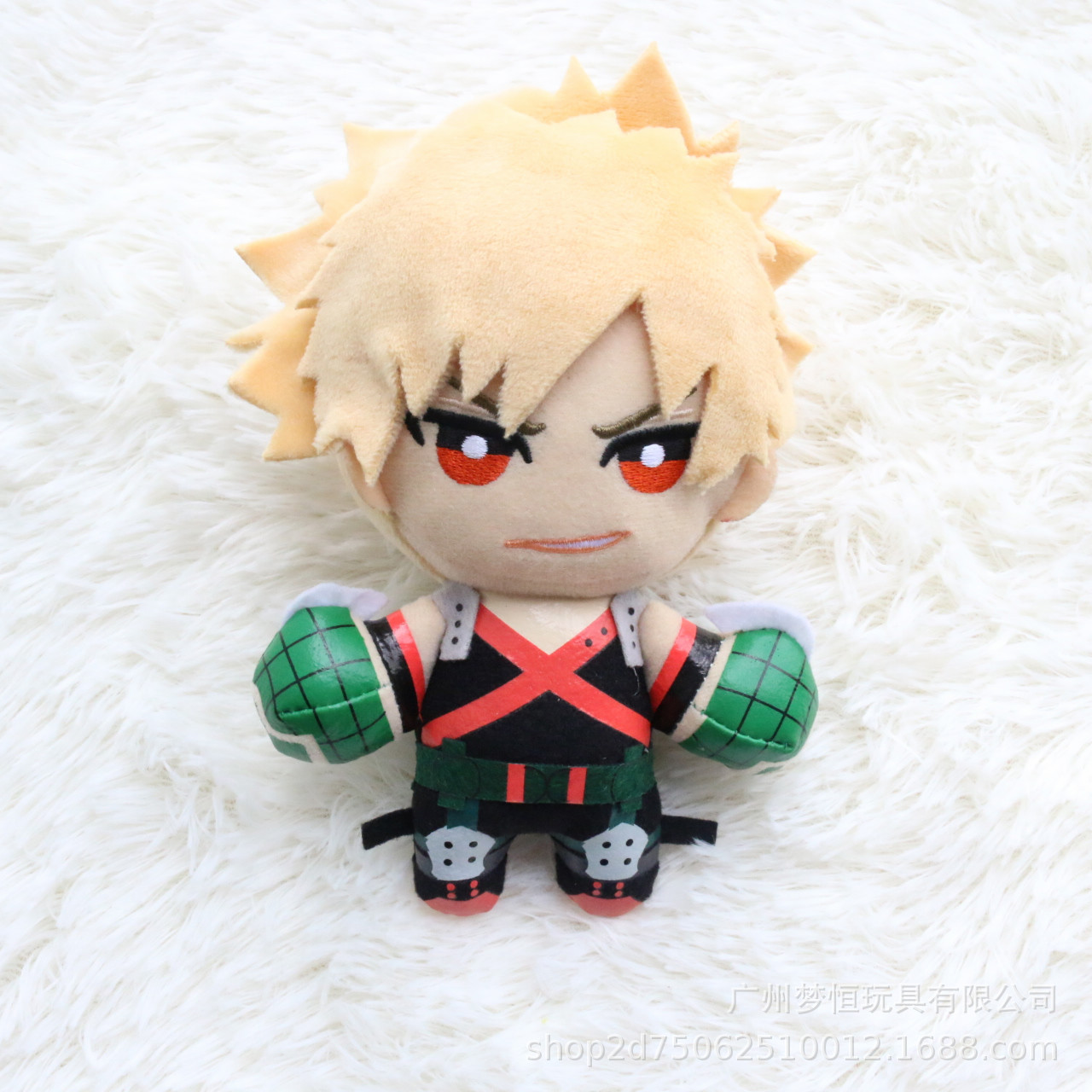 Anime Midoriya Izuku Bakugou Katsuki Todoroki Shoto llavero de felpa figura Cosplay accesorios de dibujos animados