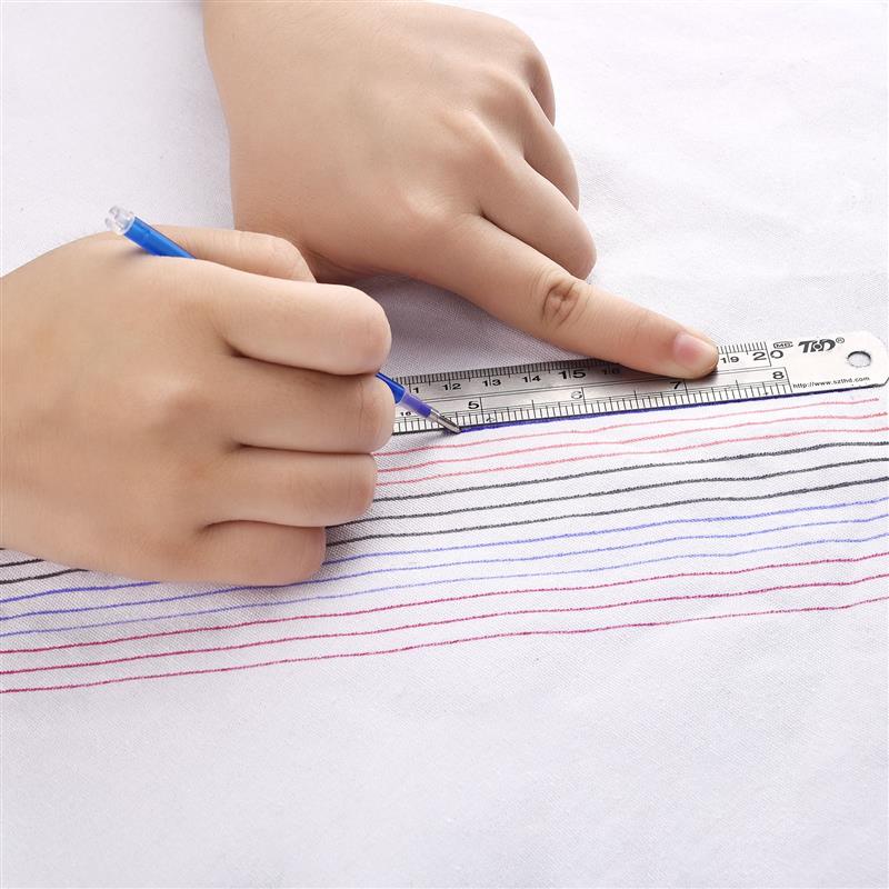 10/20 unids/set rotulador mágico borrable con calor, bolígrafos de tela que desaparecen con temperatura, marcado de línea, accesorios de costura para manualidades DIY