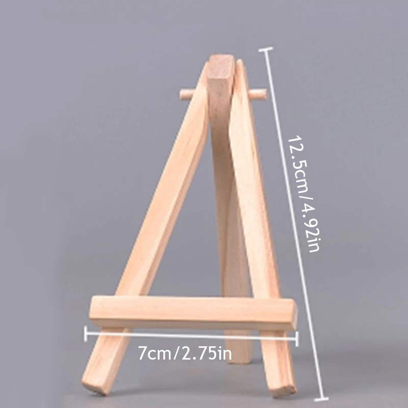 Children Painting Craft Holder Folding Tripod Table Name Card Stand Mini Easel Frame Desktop Painting Shelf Display Holder