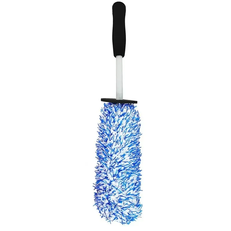 Cepillos para ruedas de coche, cepillos para ruedas de fibra ultrafina, Herramientas de limpieza, neumáticos de coche, llantas, guardabarros, cepillos de limpieza de motor