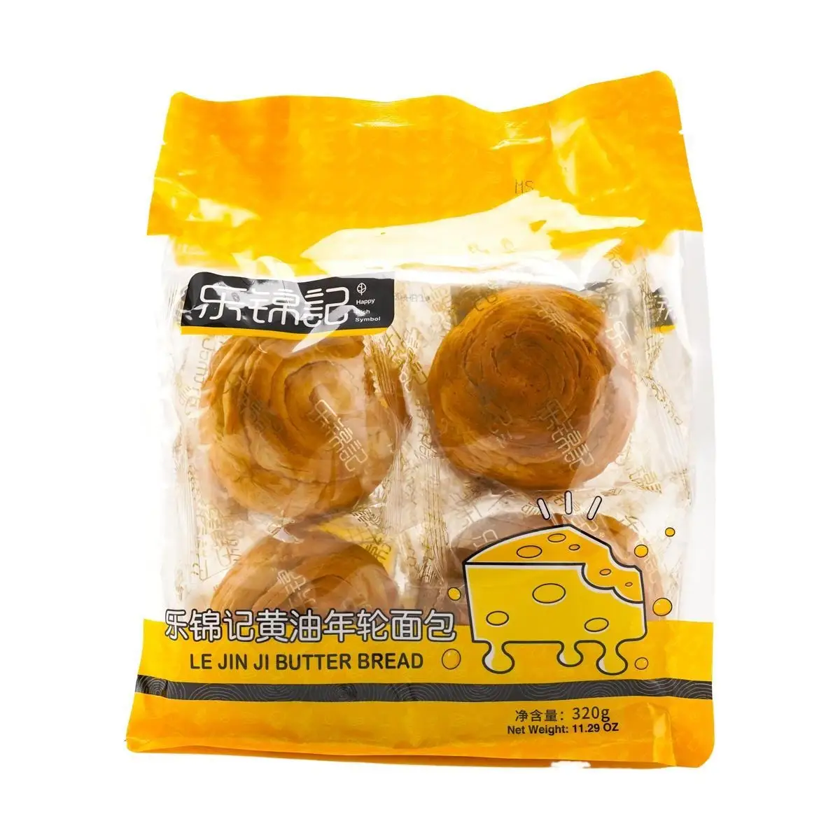 [7Packs] LEJINJI Butter Bread,11.28 oz*7Packs