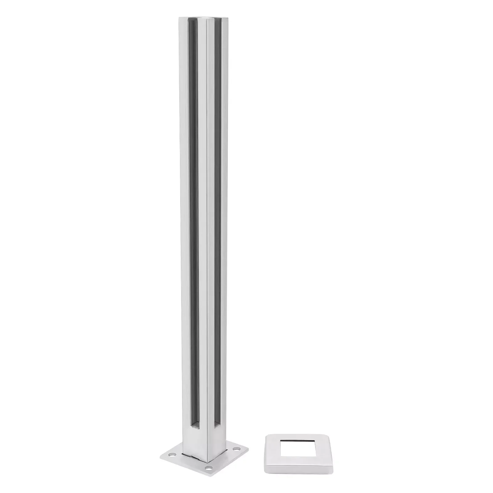 Glass Panel Post/ Railing Post 25.6 /35.8 , Balustrade for Balcony Deck Stairs