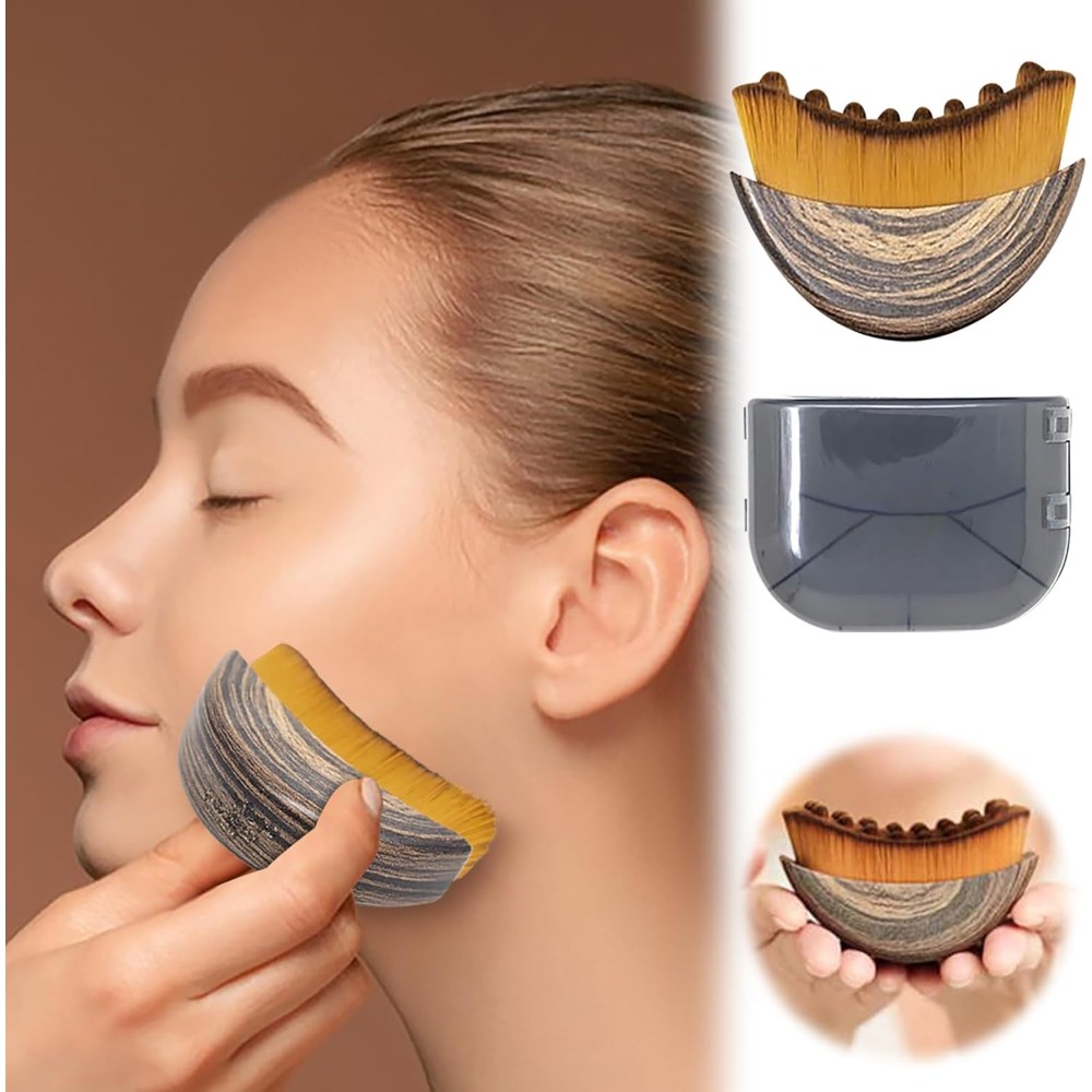 Lymphatic Contour Face and Body Brushes The Lymphatic Drainage Massager for Face Dry Brushing Face Brush Chin Jawline Sculpting