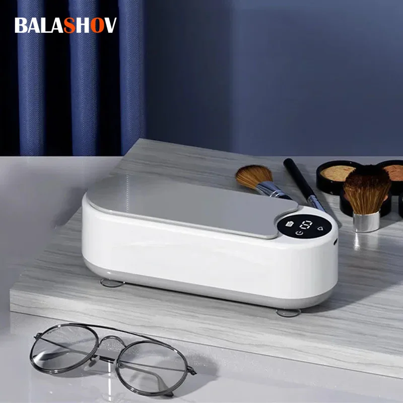 Máquina de limpieza ultrasónica de vibración de joyería, reloj de gafas de lavado de alta frecuencia multifuncional con pantalla Digital