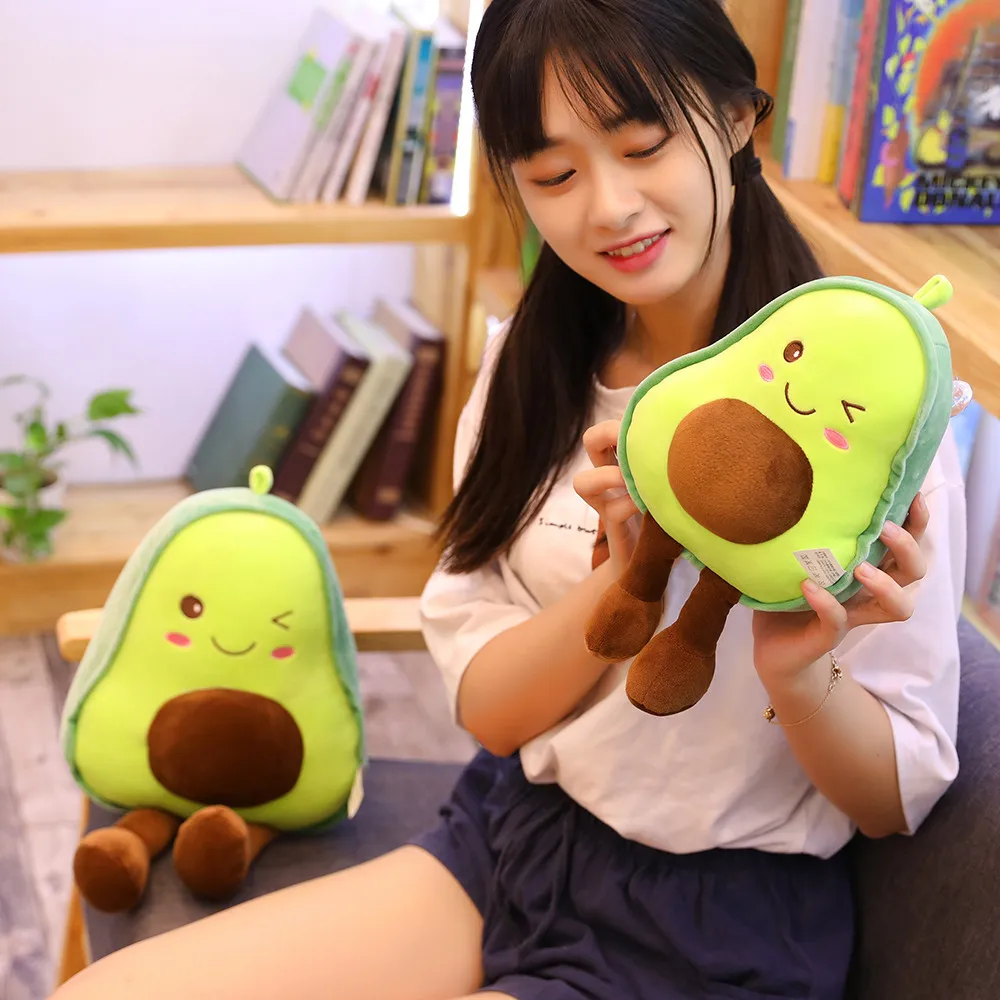 ใหม่น่ารัก Avocado ตุ๊กตาของเล่นตุ๊กตาเด็กหมอนนอนตุ๊กตาขนาดใหญ่วันหยุดของขวัญ Kawaii สร้างสรรค์ผลไม้ Rag ตุ๊กตาเบาะ
