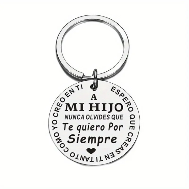 1PC スペイン語キーホルダー、息子から娘へ HIJA HIJO