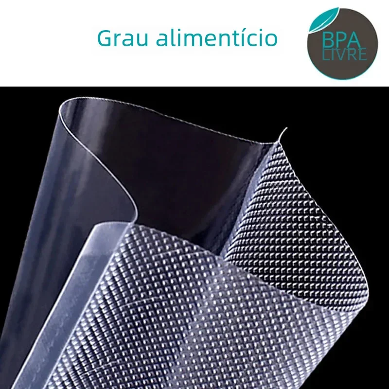 100 pçs sacos aferidor do vácuo de alimentos para sous vide saco de armazenamento de cozinha de poupança de alimentos bpa-livre sacos de embalagem a vácuo ferramenta de cozinha