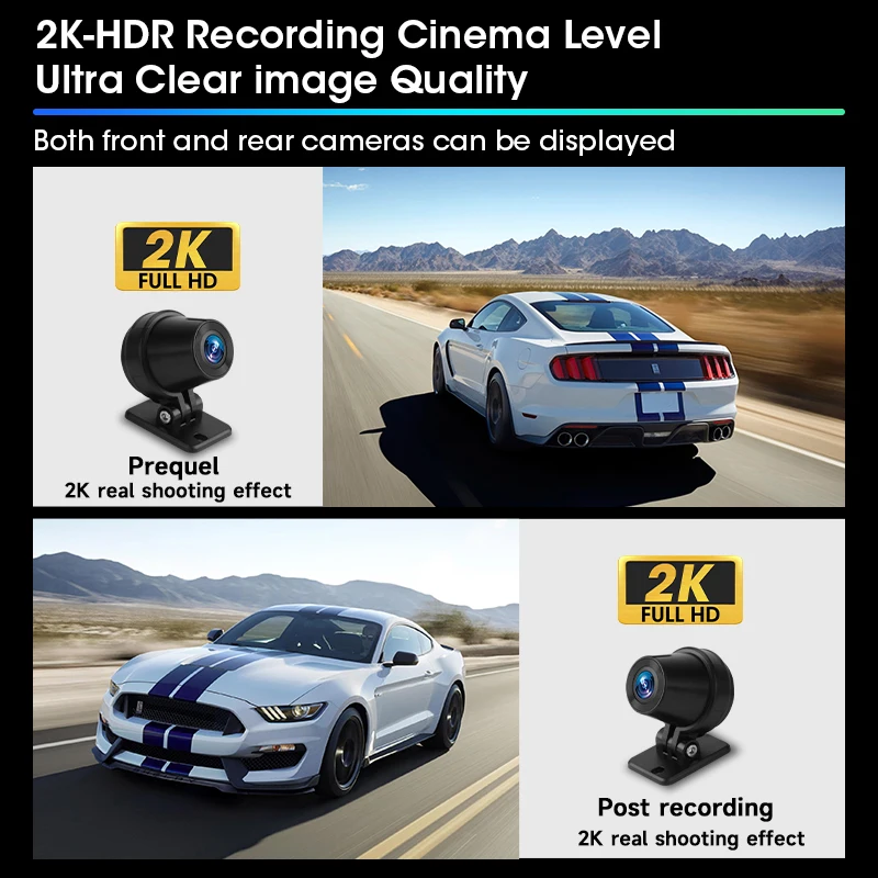 Srnubi 6.86 "2k motocicleta dvr traço cam tela de toque gps navegador da motocicleta sem fio carplay android capacete automático bluetooth