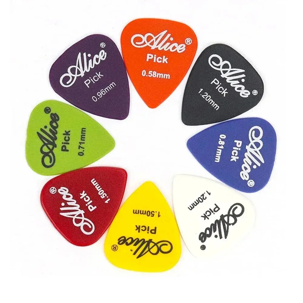 Meerkleurige Plectrums 24/50/100 Stuks Gemengde ABS Premium Plastic Plectrums voor Akoestische Elektrische Gitaren Bas Of ukelele