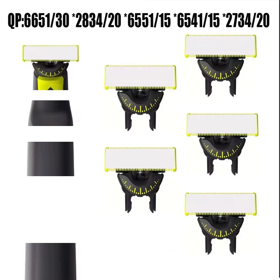 Cuchilla de ricambio para afeitadora 360 para One Blade Pro QP2520 QP2630 QP6510 QP6531 recortadora de barba elétrica híbrida f