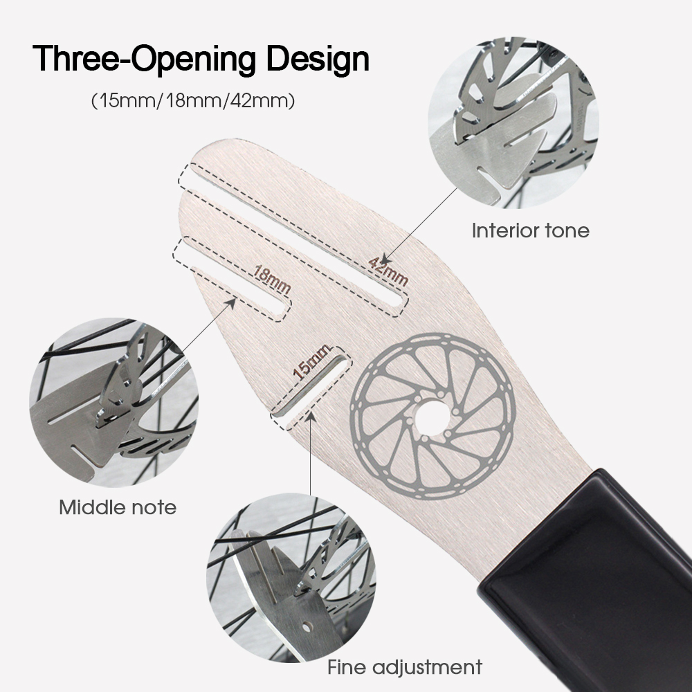 Ferramenta de reparo de freio a disco de bicicleta chave de freio de bicicleta estrada montanha disco achatamento chave de correção ferramentas de aço inoxidável