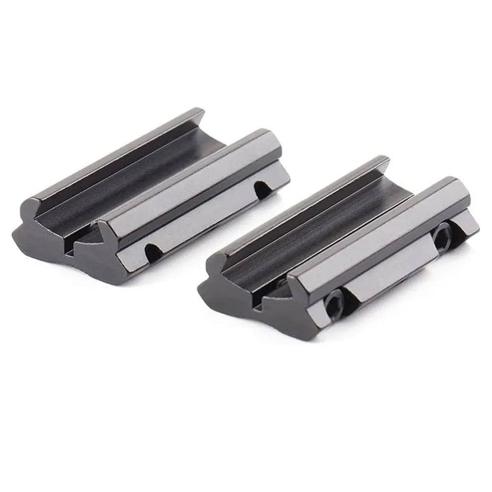 2 Stuks Scope Adapter Mount Base 11 Mm Zwaluwstaart Naar 20 Mm Weaver Picatinny Rail Mount Converter 9.5 Mm -10 Mm Zwaluwstaart