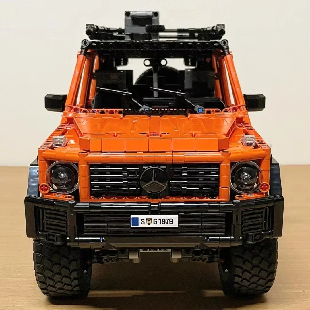 2891 Uds G500 bloques de construcción de vehículos todoterreno, modelo de coche 9569 juguetes para niños, regalo de Festival de cumpleaños de Navidad