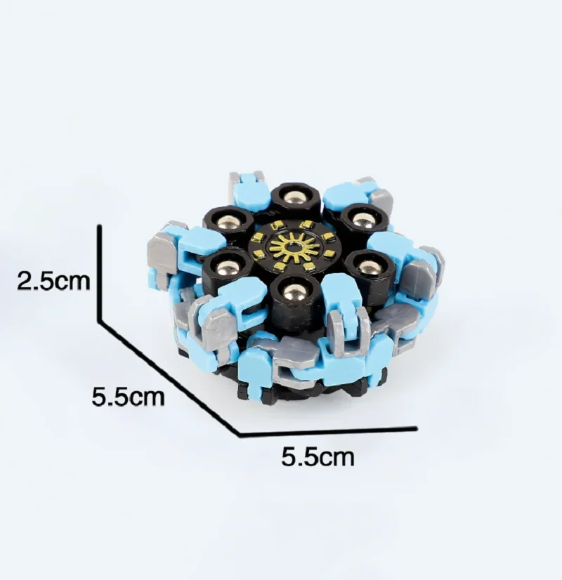 Deformado fidget spinner corrente brinquedos para crianças antiestresse mão spinner ventilação brinquedos adulto alívio do estresse fidget sensorial giroscópio presente