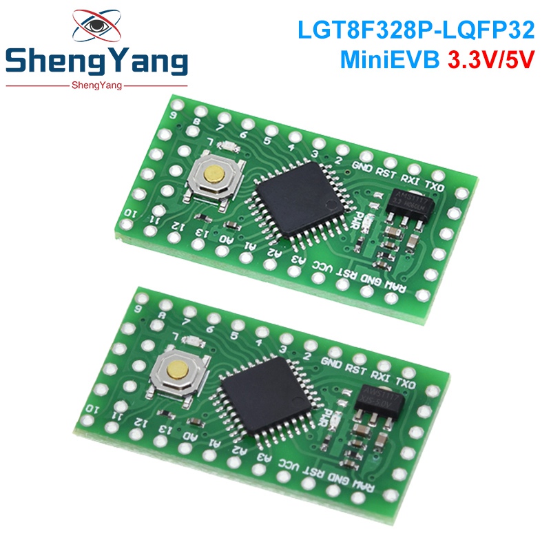 TZT 1/5 шт. LGT8F328P LQFP32 MiniEVB 3,3 В/5 В заменяет Pro Mini ATMEGA328P, полностью совместим с драйвером Arduino ИСПОЛЬЗОВАНИЕ HT42B534-1