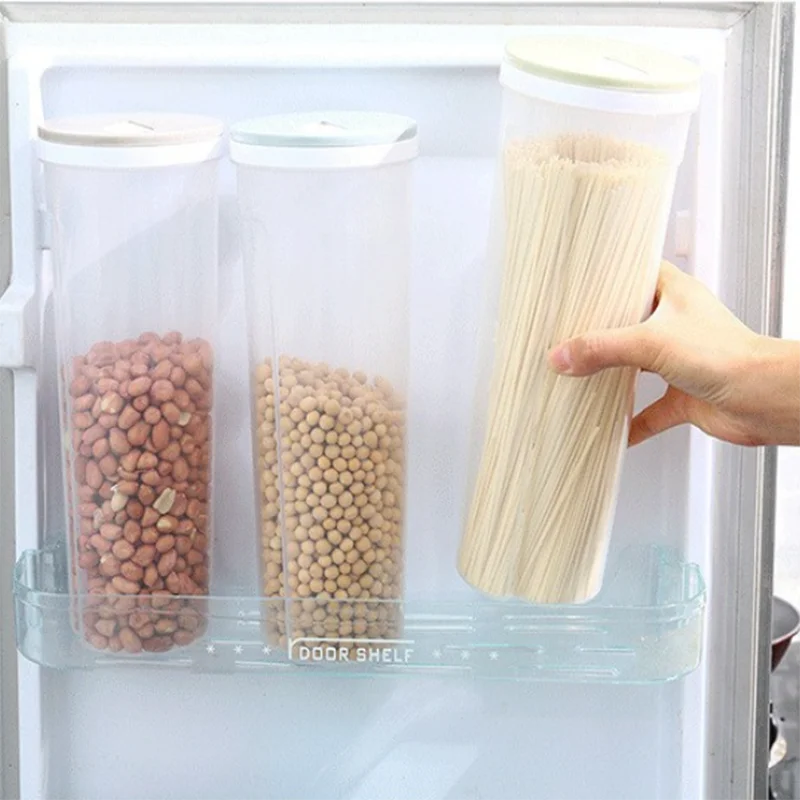 Tagliatelle sigillate Accessori da cucina Conservazione e organizzazione della cucina in plastica per uso alimentare Scatola portaoggetti per lattine divise quantitativa