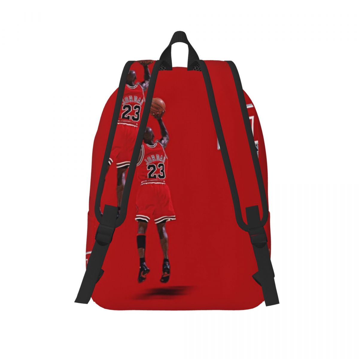 MJ-Michael Jordan for Teens Student School Bookbag Canvas Daypack Elementary High College Travel Bags