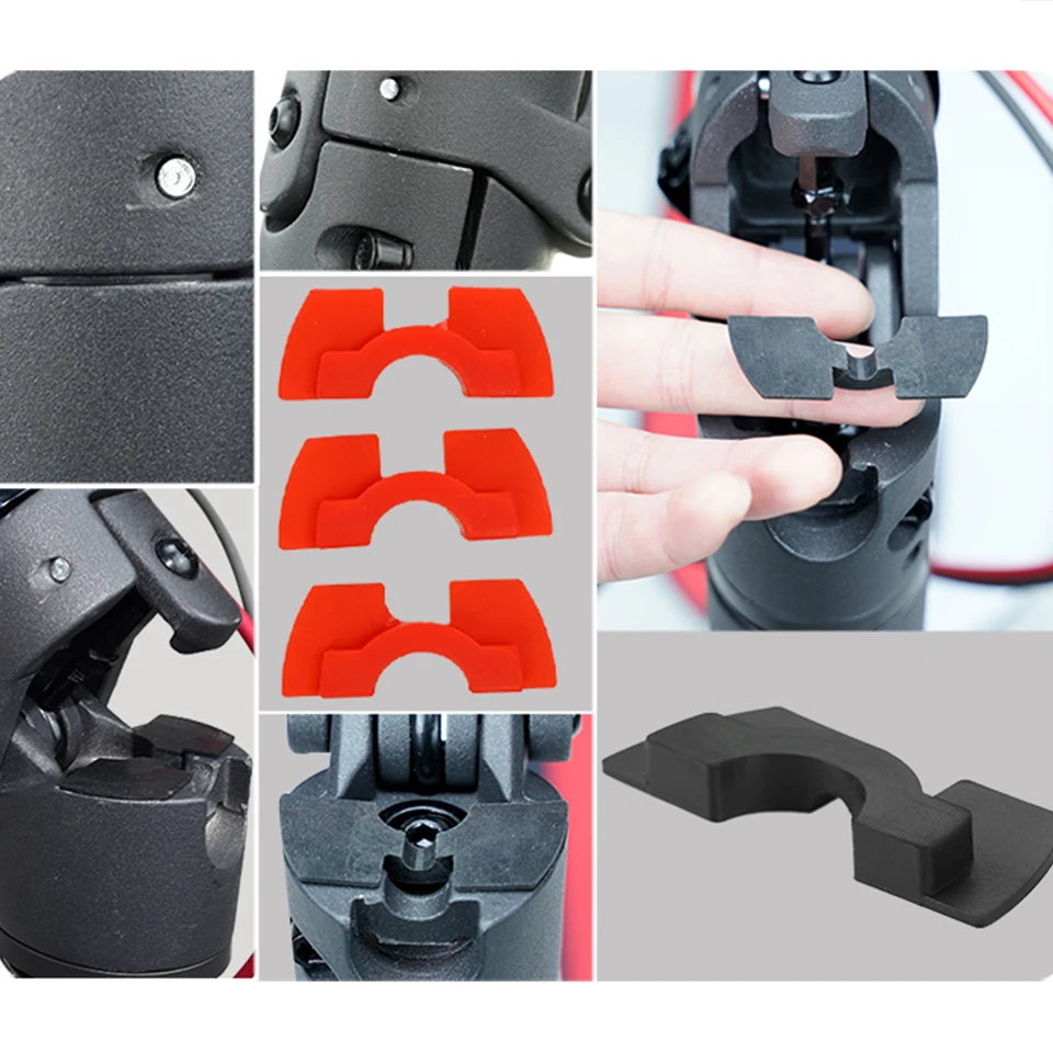 3Pcs Electric Scooter M365 Shake Reducers for XIAOMI M365 1s PRO Front Fork Damping Rubber Pad Fold Cushion M365 Parts