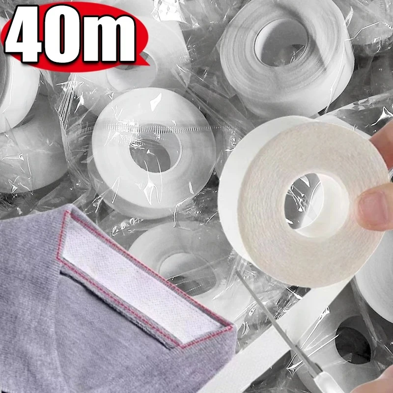 8/40m chapéu camisa colar anti-sujo grime protetor fixação adesivo auto-adesivo fita descartável enrolado fita absorvente de suor