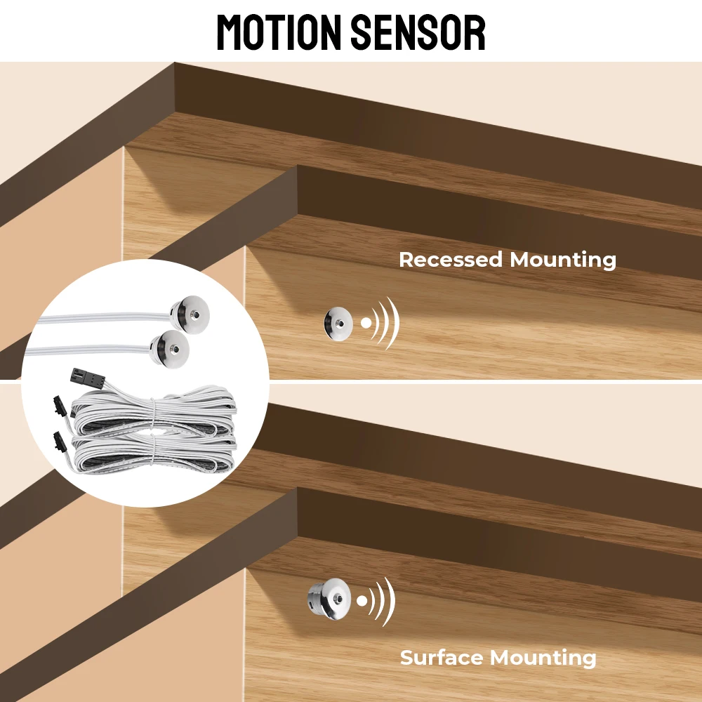 Adjustable Brightness For Stairs Flexible Strip LED Motion Sensor Stair Light Controller Kit DC 12V 24V 32 Channels