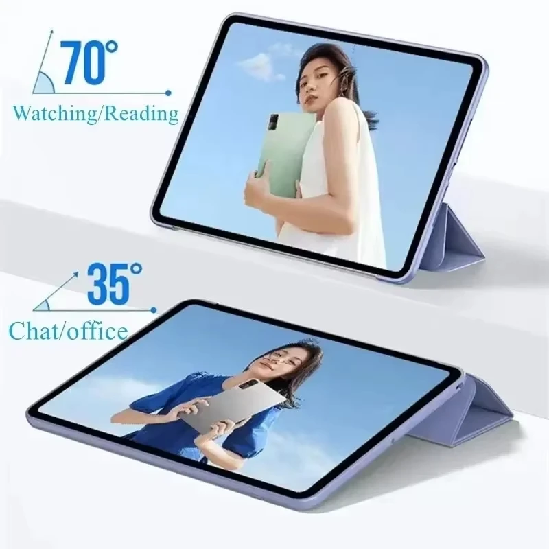 For Xiaoxin Pad 2024 Case 11 inch Auto Wake Stand Tablet Cover funda For Lenovo Tab M11 TB330FU TB331FC Magnetic Smart Case Capa
