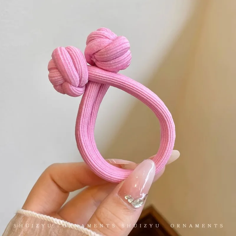 Laços de cabelo de borracha elástica simplicidade para mulheres alta elasticidade moda menina cabeça corda scrunchie acessórios para o cabelo