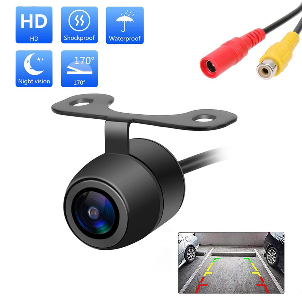 Camera Quan Sát Phía Sau Xe Ban Đêm Đảo Chiều Tự Động Bãi Đậu Xe Camera IP68 Chống Nước CCD LED Tự Động Sạc Dự Phòng Màn Hình 170 Độ HD hình Ảnh