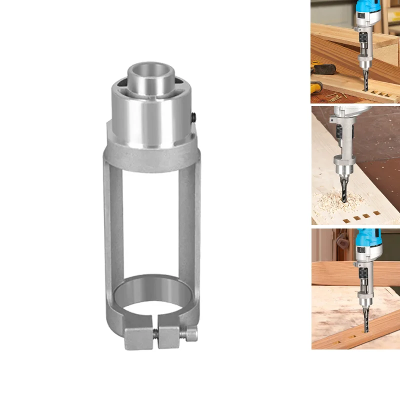 Square Hole Drill Bit Adapter Drill Bit Fixing Bracket Professional Attachment Joint Mortiser Bit for Hand Electric Drill