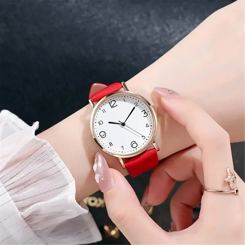 Nueva moda estilo simple señoras niñas relojes de cuarzo Reloj de pulsera para mujeres Reloj Mujer Часы Ж Dön Ij.... Нару