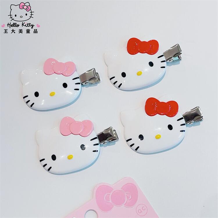 Sanrio Hello Kitty Front Haarspeld Pony Clip Geïmporteerd uit Japan Stripfiguren Hoofdtooi Accessoire voor Meisjes Verjaardagscadeau