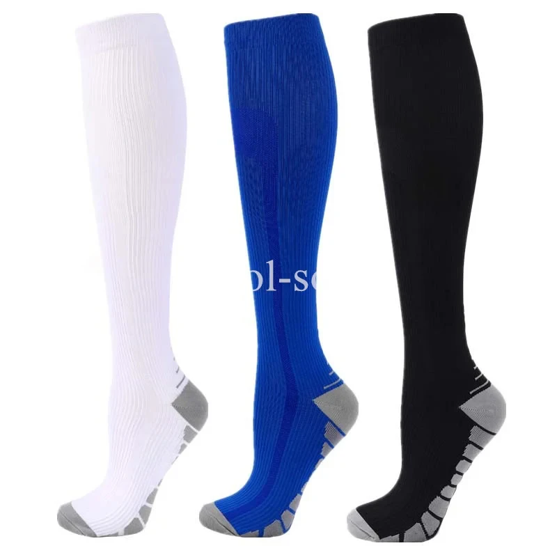 Calcetines de compresión 20-30mmhg para correr, viajar, senderismo Natural, calcetines deportivos para montar, varicosos médicos, Diabetes, antifatiga, calcetines de enfermera