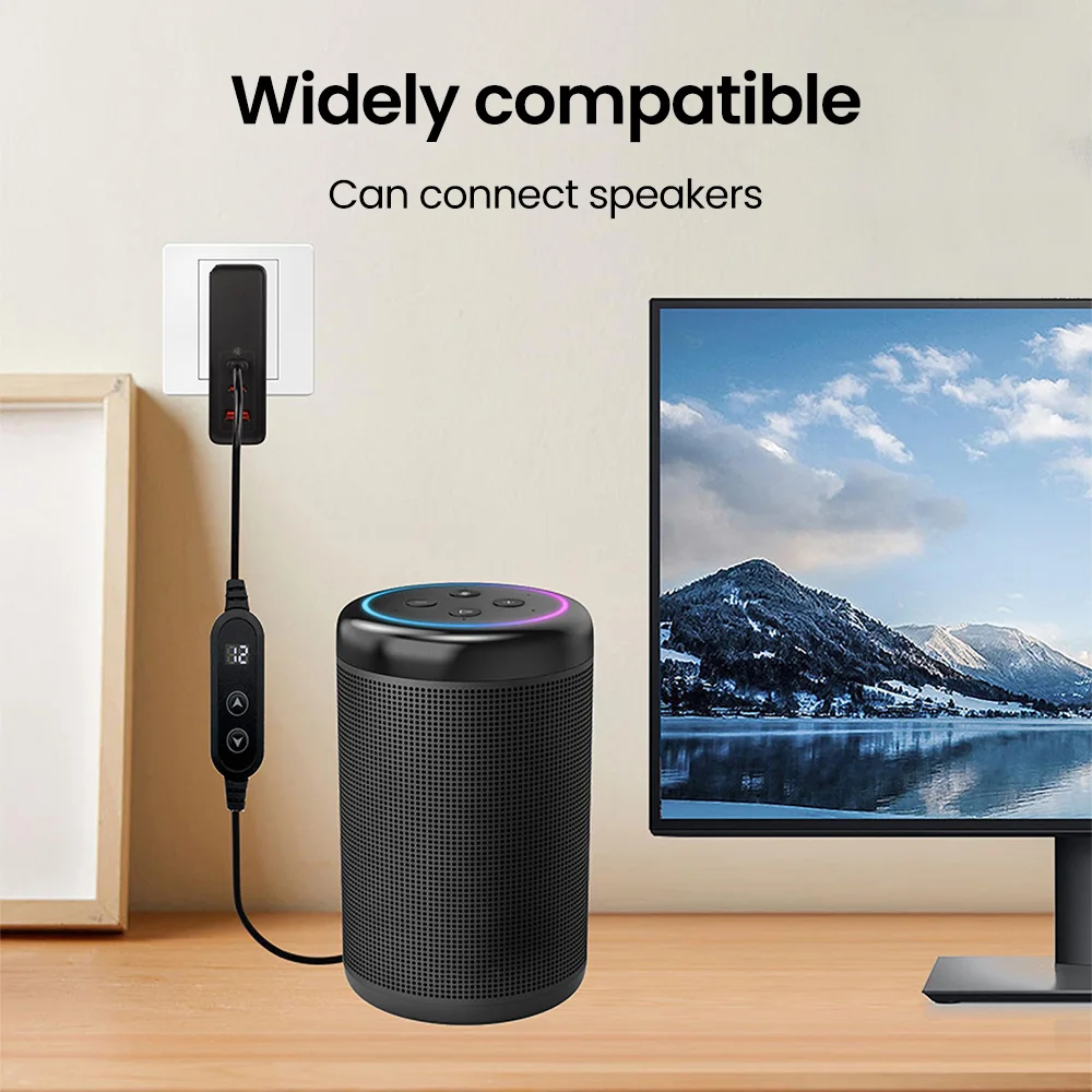 Type C To DC Power Boost Cable 5V/9V/12V/15V/20V Boost Line 8 Adapters USB C To DC Jack Connector Fast Charging For Wifi Router