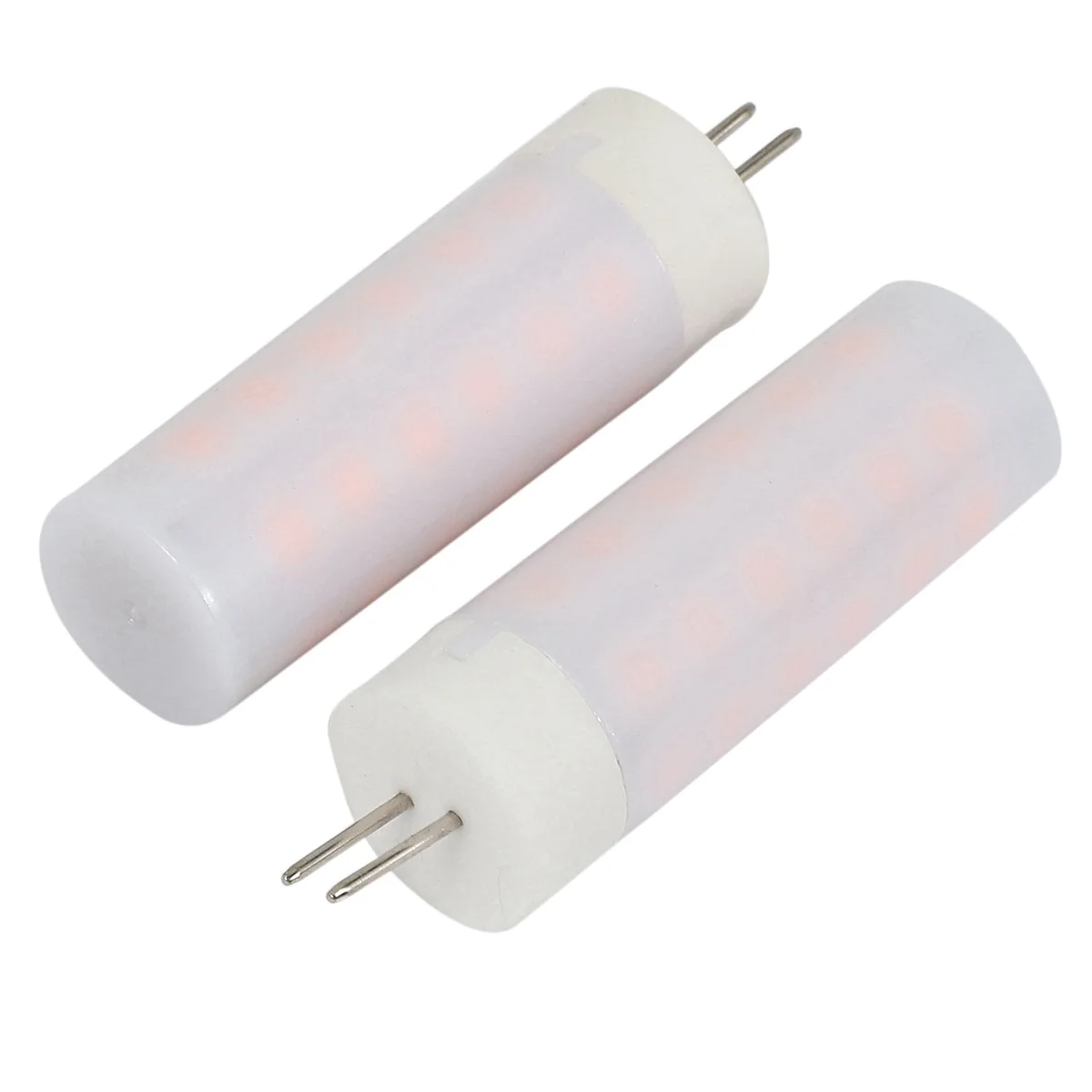 A72P 6 ชิ้น 3 วัตต์ 230 G4 ไฟ LED ข้าวโพด 36 LEDs SMD 2835 เอฟเฟกต์เปลวไฟวอร์มไวท์ DC 12 โวลต์ (วอร์มไวท์, DC12V)