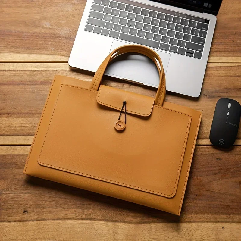 13.3/14인치 노트북 가방/비즈니스 가방 서류 가방 대용량 보관 가방 적용 가능한 MacBook Air 노트북 가방 메신저 남성 핸드백