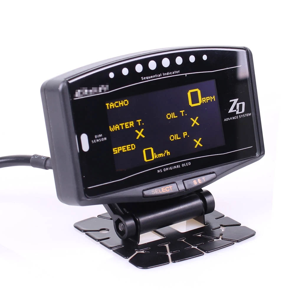 (Video Show) Kit completo Paquete deportivo 10 en 1 BF CR C2 DEFI Advance ZD Link Meter Medidor automático digital con sensores electrónicos
