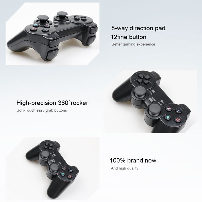 Gamepad inalámbrico de 2,4 GHz para PC/Android TV: controlador de juego compatible con consolas de videojuegos M8, GD10 y X2