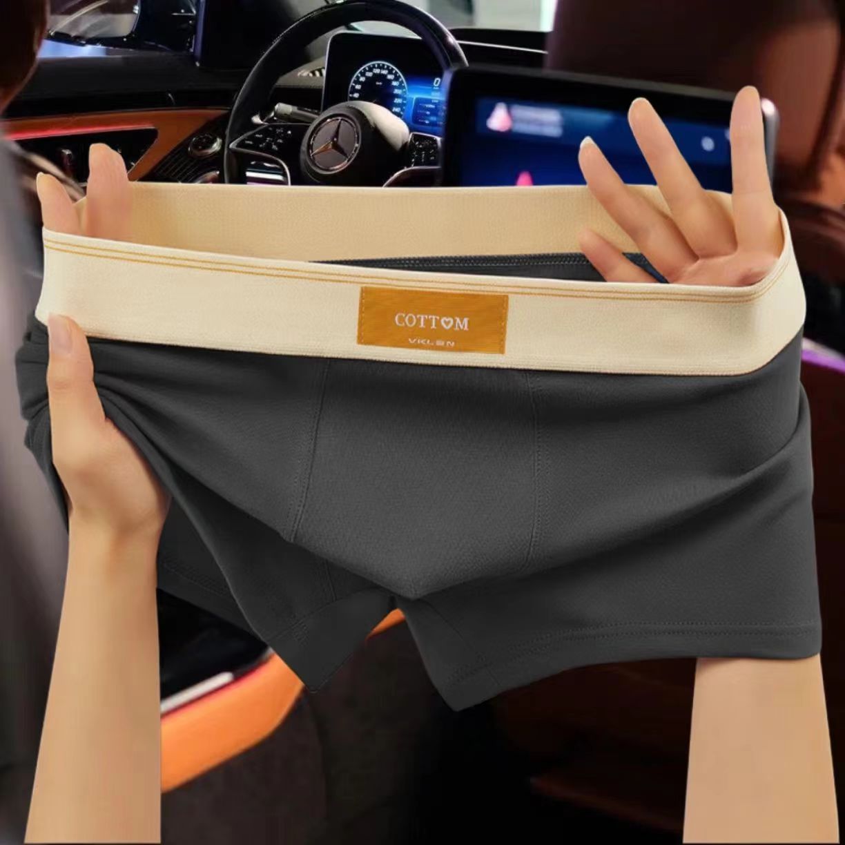 4 Uds. Ropa interior para Hombre, BoxerShorts de algodón, bragas para Hombre, calzoncillos transpirables, Boxers deportivos sexis cómodos para Hombre, talla grande L-7XL