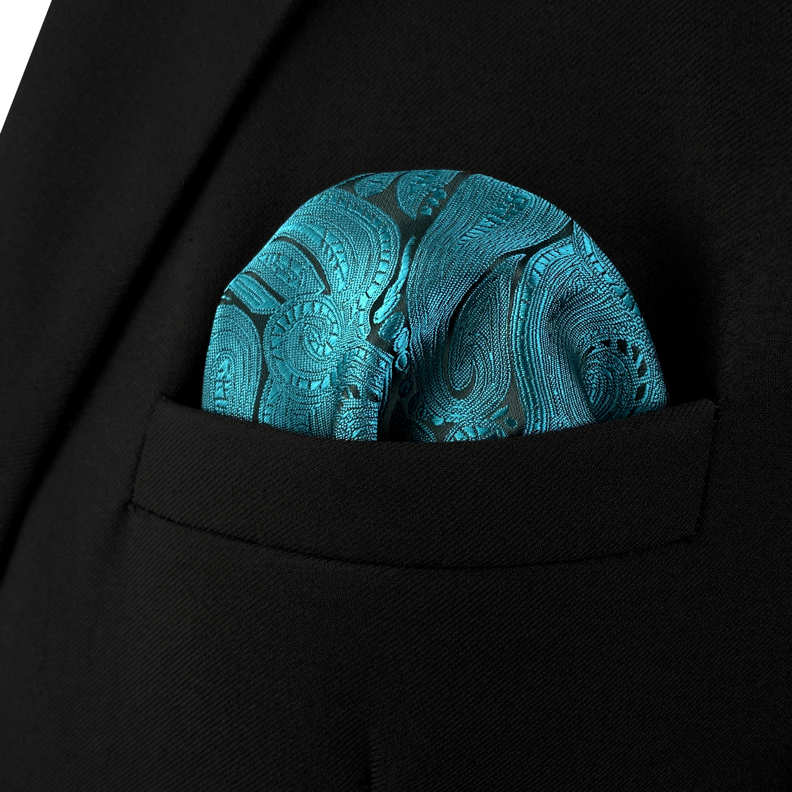 Paisley multicolore chaud hommes poche carré affaires mouchoir coloré grand 12.6 "32 cm cadeau de mode