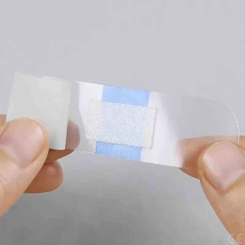 120 piezas de tirita impermeable, transparente, invisible, hemostática, transpirable, antidesgaste