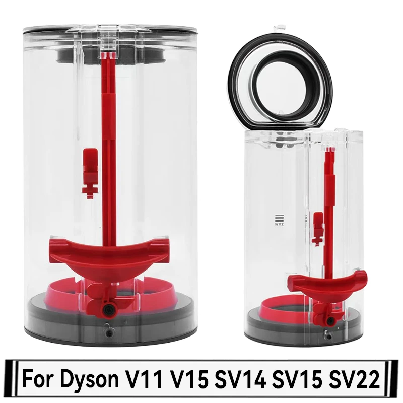 Contenedor de polvo grande para Dyson V11 V15 SV14 SV15 SV22 aspiradora de repuesto cubo de polvo contenedor de barrido