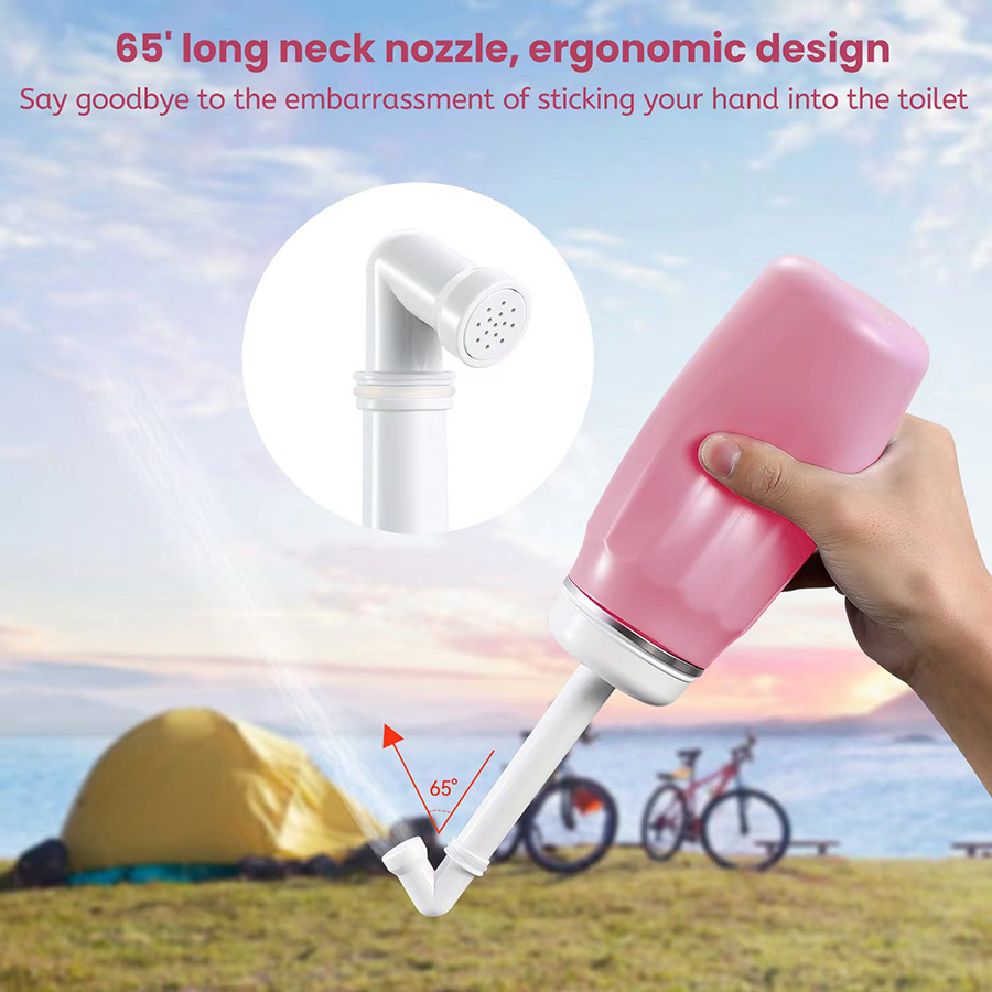 Spray de bidê portátil e limpeza de viagem, garrafa de limpeza pós-natal para cuidados pessoais, suprimentos de limpeza para bebês