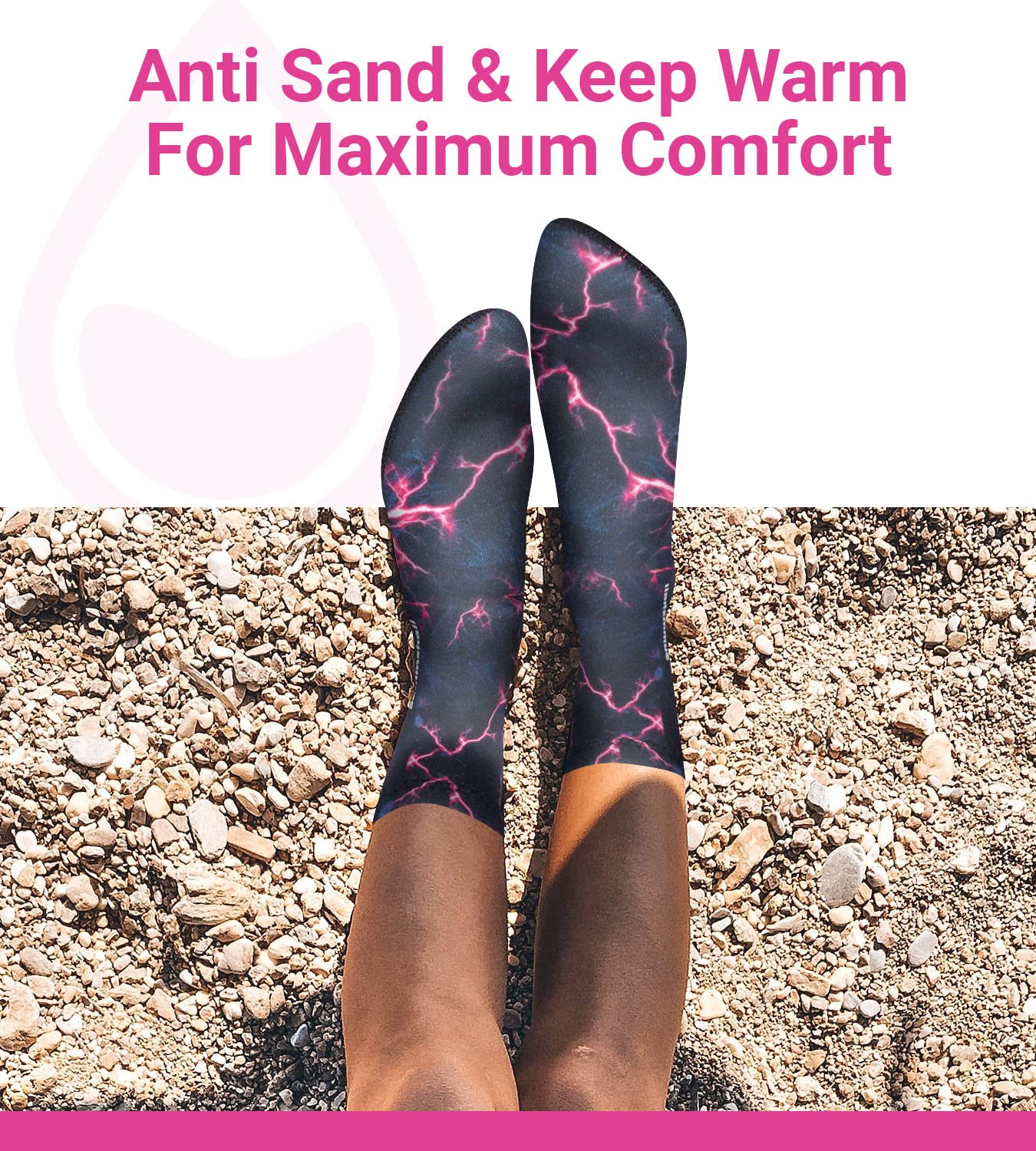 3mm ネオプレン ソックス ダイビング ソックス 男性 & 女性用 ネオプレン ソックス ウォーター スポーツ 水泳 カヤック ダイビング ソックス