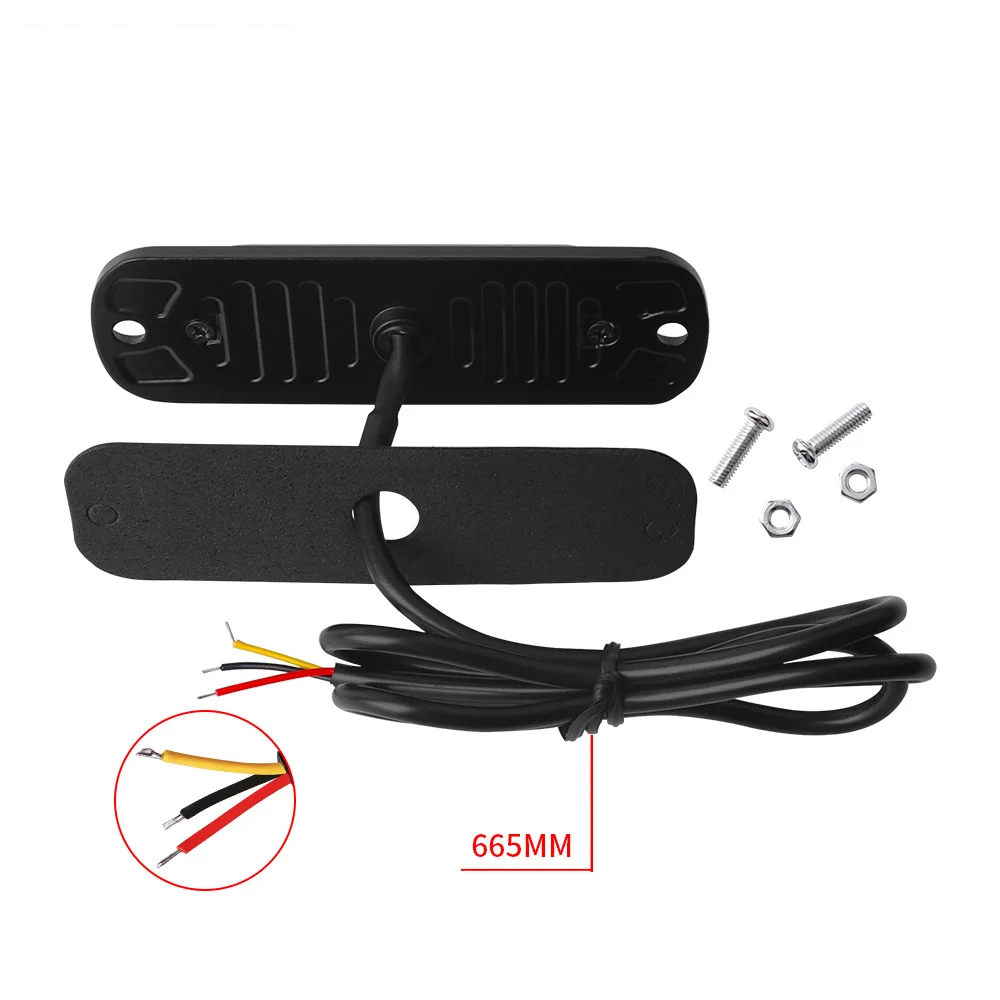 กระพริบกระจังหน้าฉุกเฉิน 6LED เตือนไฟตํารวจสําหรับรถบรรทุกรถ Strobe ไฟ LED 12V 24V