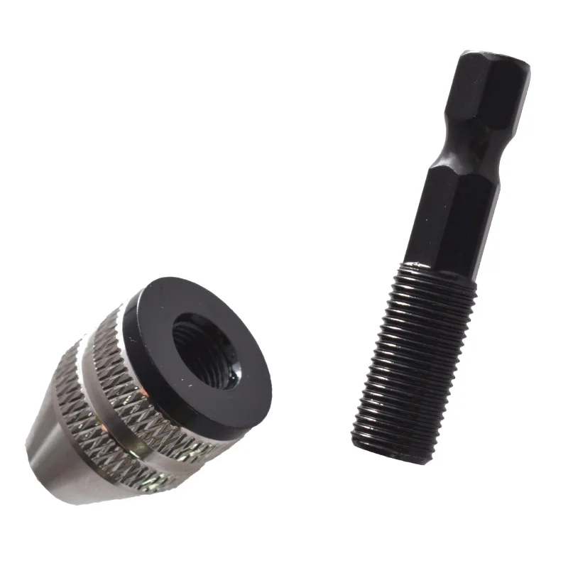 Mandril de broca multi keyless, ferramenta de conversão de 0.3-3.6mm, haste hexagonal de 1/4 ", adaptador de substituição rápida, conversor de mandril para broca elétrica, 1 peça