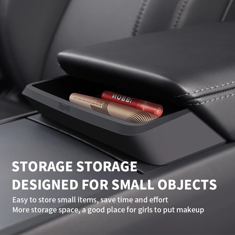 Central Armrest Storage Box For Tesla Model Y/3/3 Highland Car Glasses Phone Storage Case Multi Functional Accessorie 2024 New