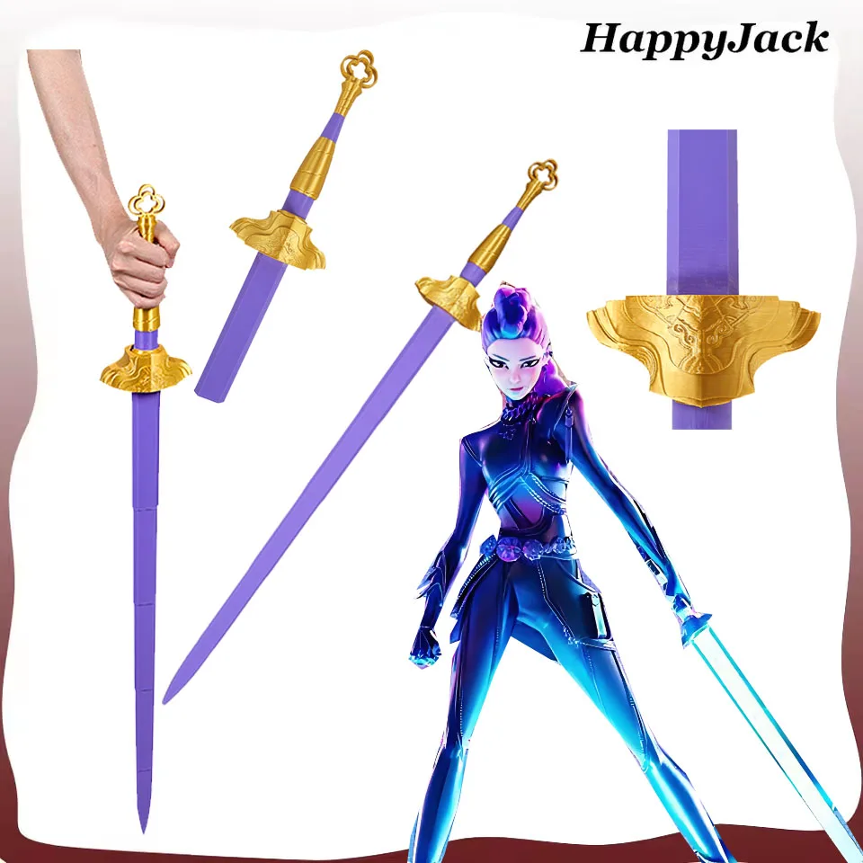 Rumi Cosplay Long Sword Demon Cartoon Hunters KPop Roleplay Knife Props Halloween Carnival Party Disguise Costume Accessories